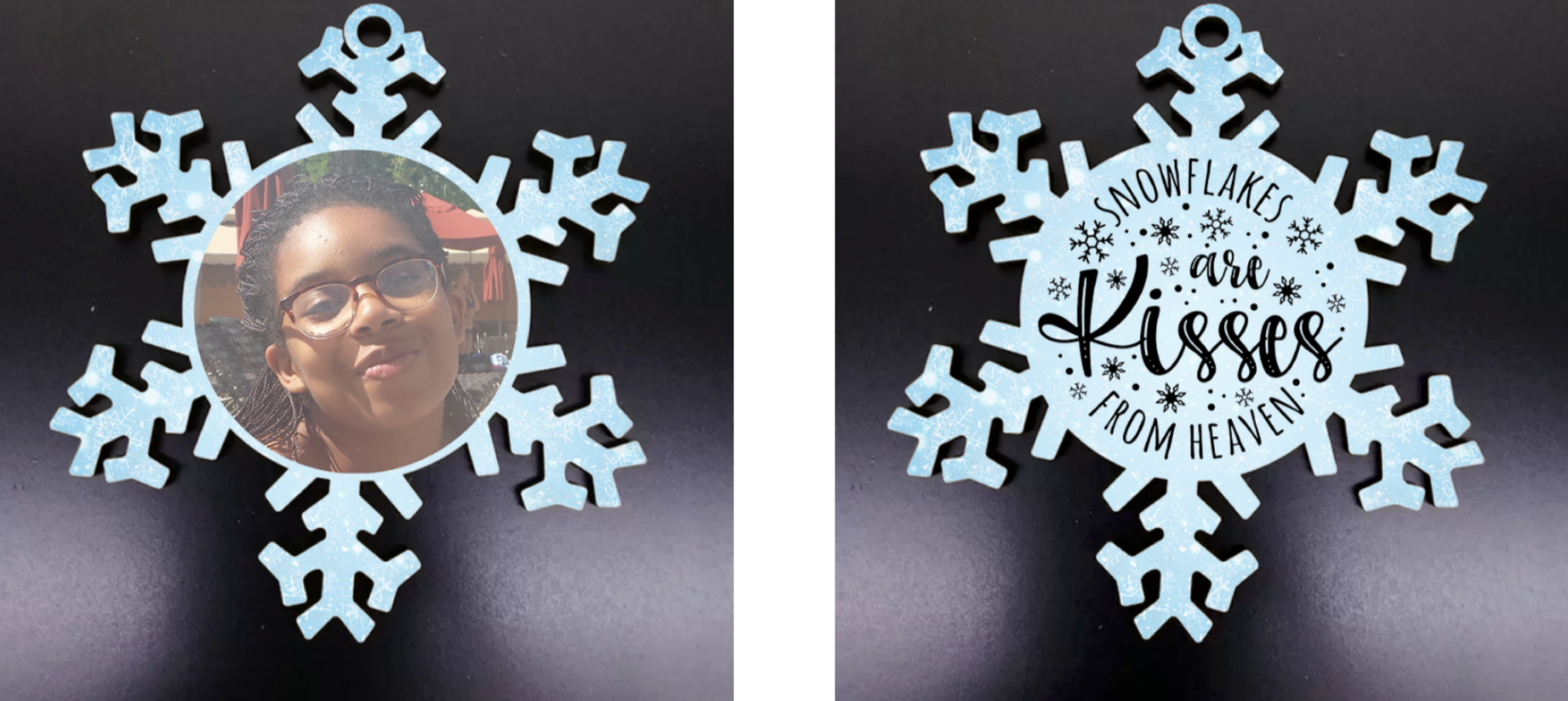 Snowflake Kisses Ornament