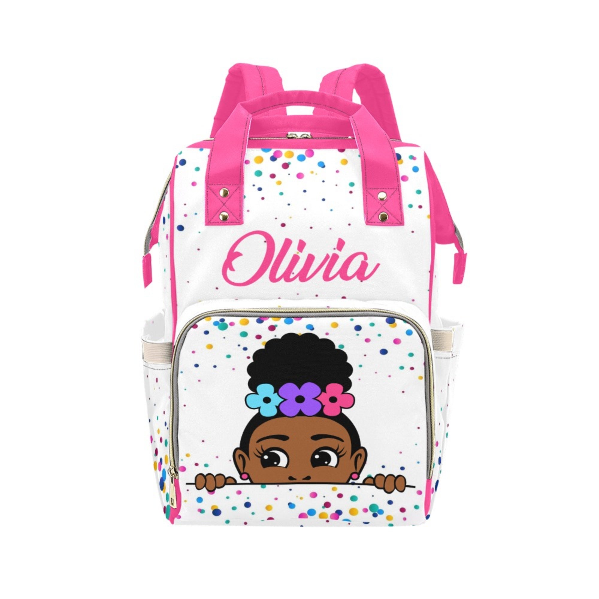 Girls Personalized Diaper Bag